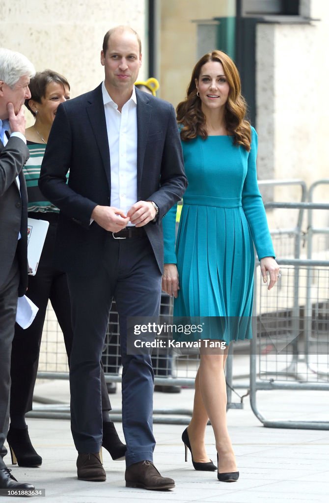 The Duke and Duchess of Cambridge Visit The BBC