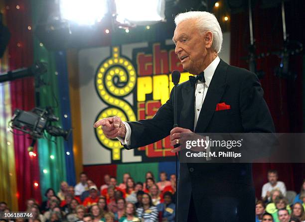 Bob Barker during "The Price is Right" - A Special Tribute to Bob Barker at CBS Television City in Television City, California, United States.