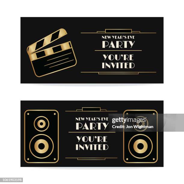 Clapper Banner 49 Golden Clapper Board High Res Illustrations - Getty Images