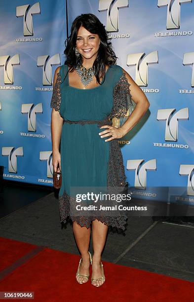 Julie Giliberti during Telemundo Network's 2007 Upfront Presentation - May 15, 2007 at Radio City Music Hall in New York City, New York, United...