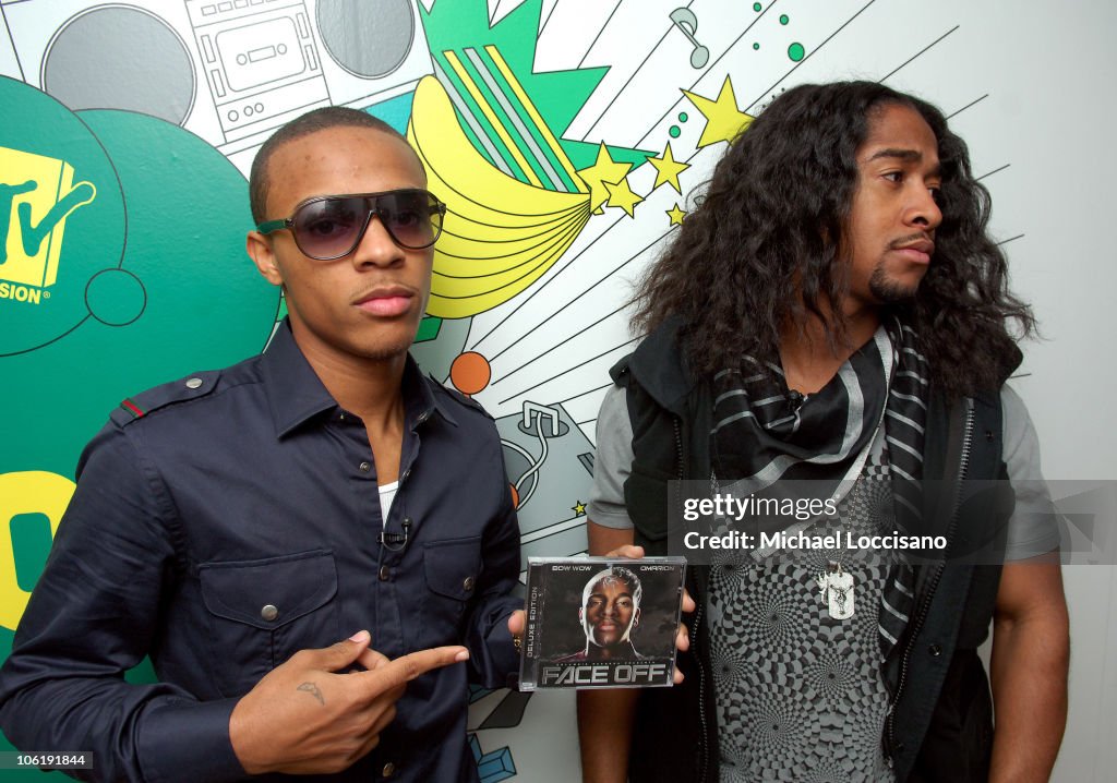 Will Smith, Bow Wow and Omarion Visit MTV's "TRL" - December 11, 2007