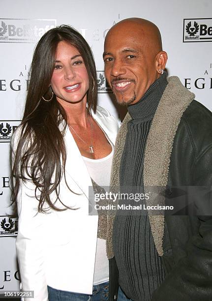 Tara Fowler and Montell Williams attend "I am Legend" premiere at the WaMu Theater at Madison Square Garden on December 11, 2007 in New York City.