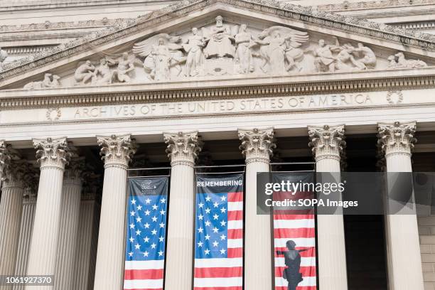 The National Archives building in Washington, D.C.