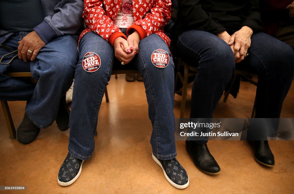 Sen. Ted Cruz (R-TX) Holds Get Out The Vote Bus Tour Rally In Amarillo, Texas