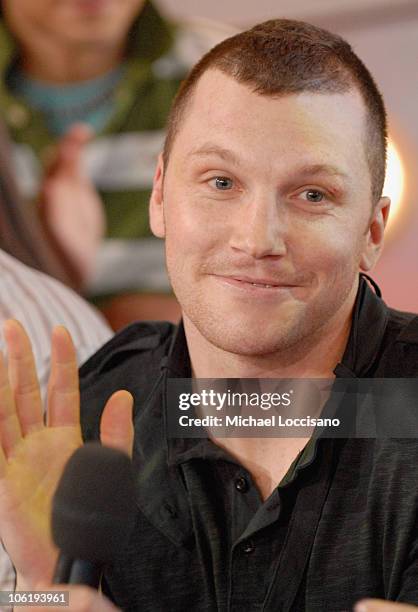 Sean Avery during Adam Brody, Cartel and Sean Avery Visit MTV's "TRL" - April 23, 2007 at MTV Studios - Times Square in New York City, New York,...