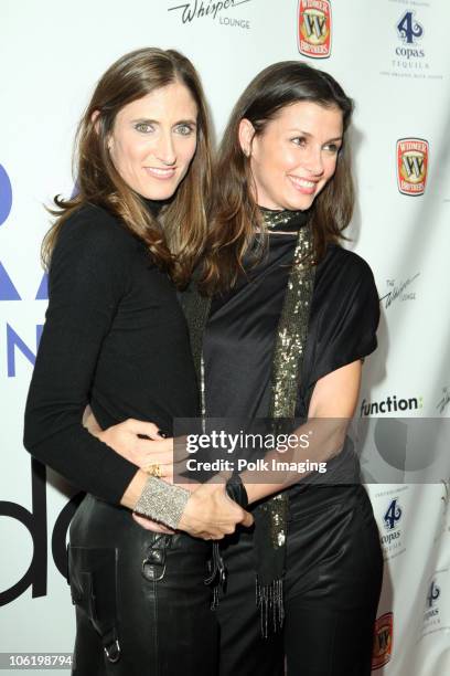 Nicole Maloney and Bridget Moynahan arrive to the Nicole Maloney "RARE" book signing at The Grove in Los Angeles, CA on October 22, 2008.