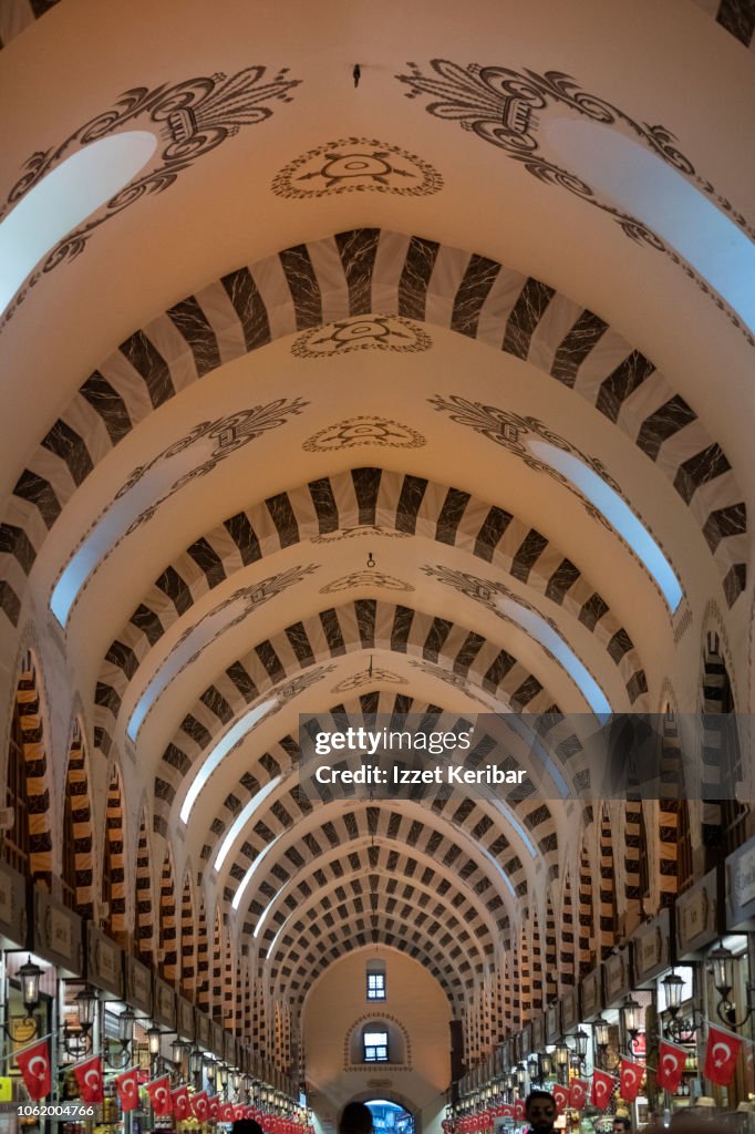 Bazaar Arch Elegant Arches Of The Recently Restored Spice Bazaar In Eminonu ...