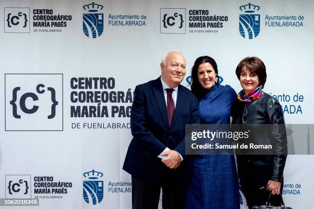 Maria Pages and Miguel Angel Moratinos attend Maria Pages' Choreographic Center Presentation in Madrid on November 15, 2018 in Madrid, Spain.