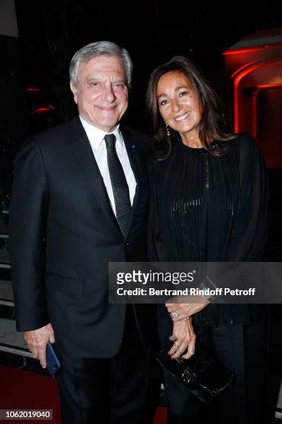 Sidney Toledano and his wife Katia attend the Gala evening of the Pasteur-Weizmann Council at Salle Wagram on November 15, 2018 in Paris, France.