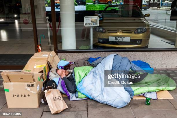 England, London, Piccadilly, Rough Sleepers