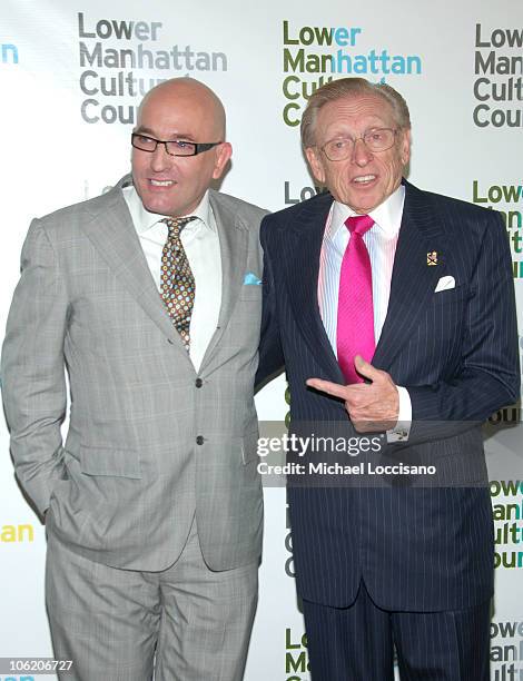 Larry Tom Healy, President, LMCC, and Larry Silverstein