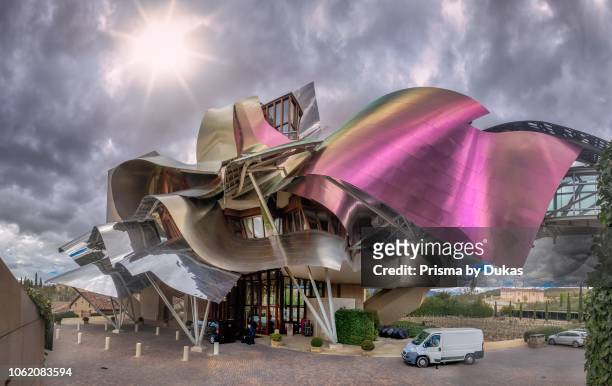 El Ciego City, Frank Gehry architect, La Rioja Area, Logro–o province, Marques de Riscal Hotel, spain, wine cellar