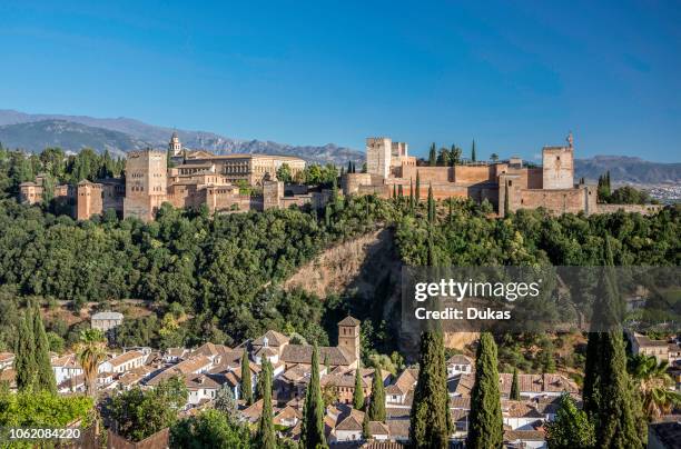 Spain, Andalucia, Granada City, The Alhambra, UNESCO