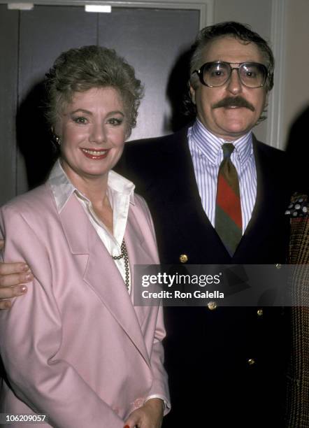 Shirley Jones and Marty Ingels during United Hostesses Charities Luncheon at Beverly Hilton Hotel in Beverly Hills, California, United States.