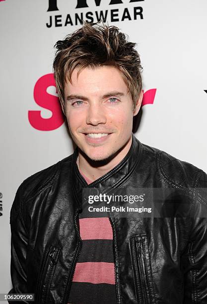 Josh Henderson arrives to the Star Magazine Celebration of the Young Hollywood Issue at Apple Lounge in West Hollywood, CA on March 11, 2009.