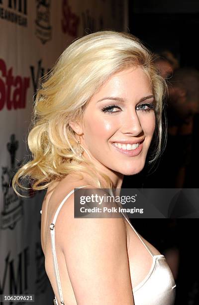 Heidi Montag arrives to the Star Magazine Celebration of the Young Hollywood Issue at Apple Lounge in West Hollywood, CA on March 11, 2009.