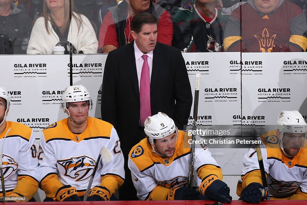 Nashville Predators v Arizona Coyotes