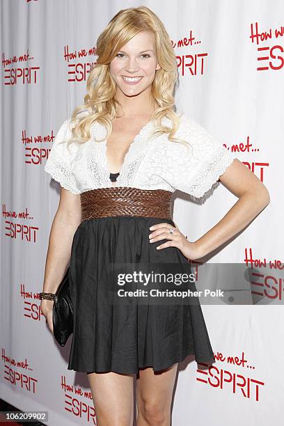 Amber Borycki at the Esprit Santa Monica Grand Opening Celebration in Santa Monica, CA on April 2, 2009.