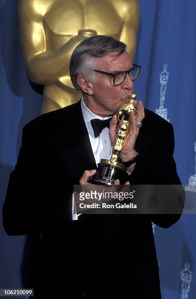 Martin Landau during The 67th Annual Academy Awards - Press Room at Shrine Auditorium in Los Angeles, California, United States.