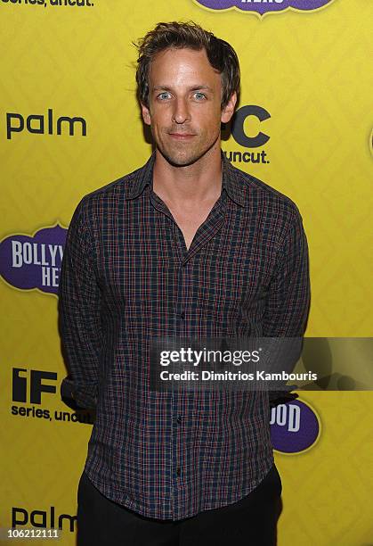 Seth Meyers attends the premiere of "Bollywood Hero" at the Rubin Museum of Art on August 4, 2009 in New York City.