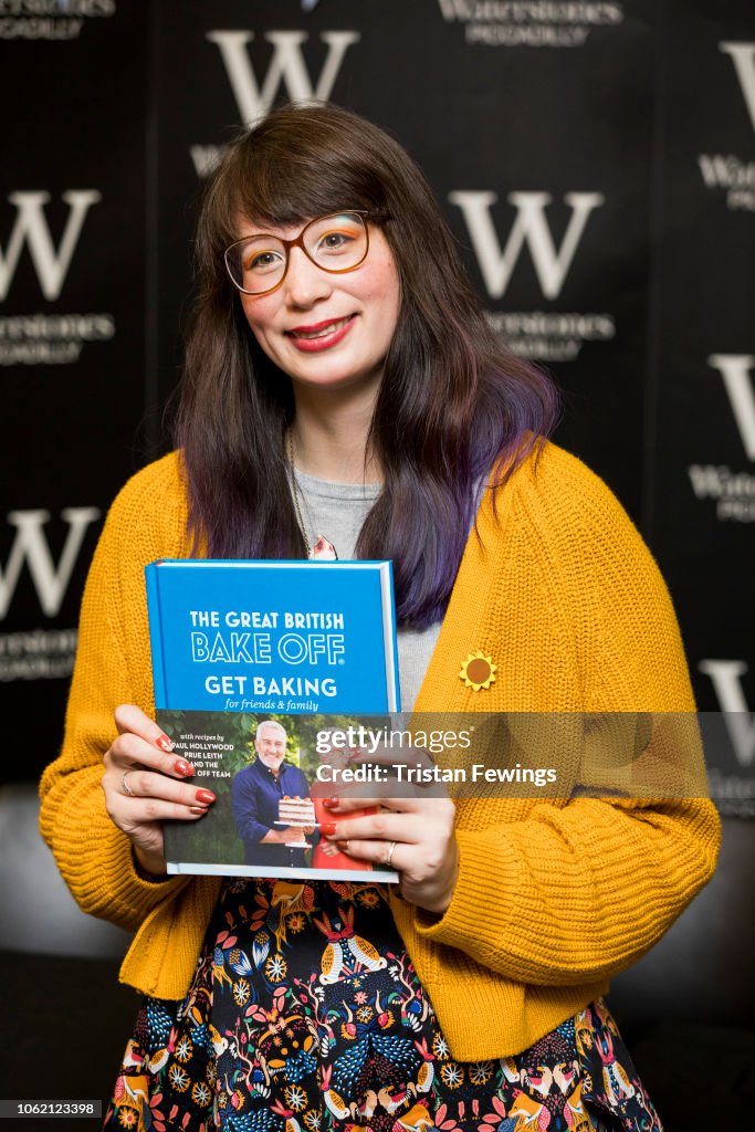 Great British Bake Off finalist KimJoy Hewlett signs copies of the