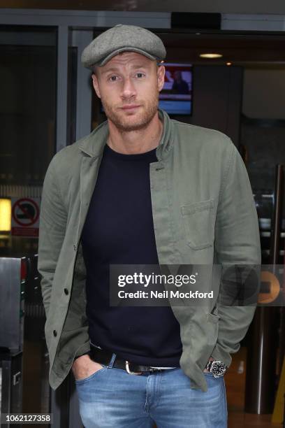 Freddie Flintoff seen at BBC Radio 2 on November 01, 2018 in London, England.