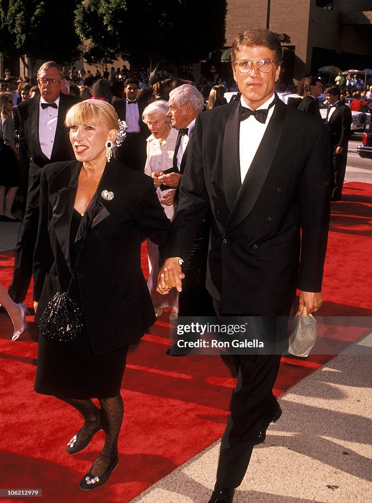 Ted Danson and Casey Coates during 42nd Annual Primetime Emmy Awards