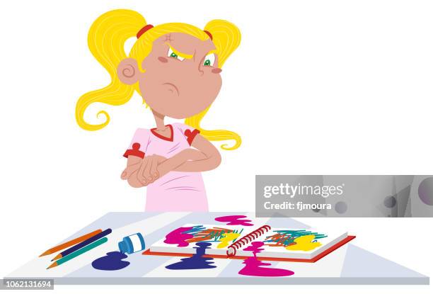 students ready to study - public library stock illustrations