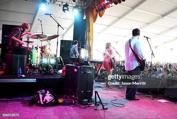 Tift Merritt performs on stage during Bonnaroo 2009 on June 12, 2009 in Manchester, Tennessee.