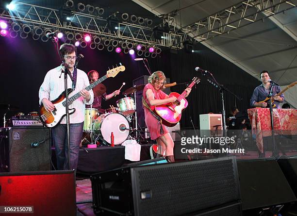 Tift Merritt performs on stage during Bonnaroo 2009 on June 12, 2009 in Manchester, Tennessee.