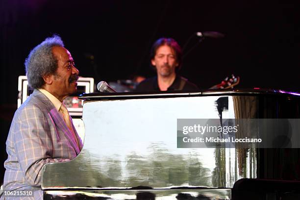 Allen Toussaint performs on stage during Bonnaroo 2009 on June 13, 2009 in Manchester, Tennessee.