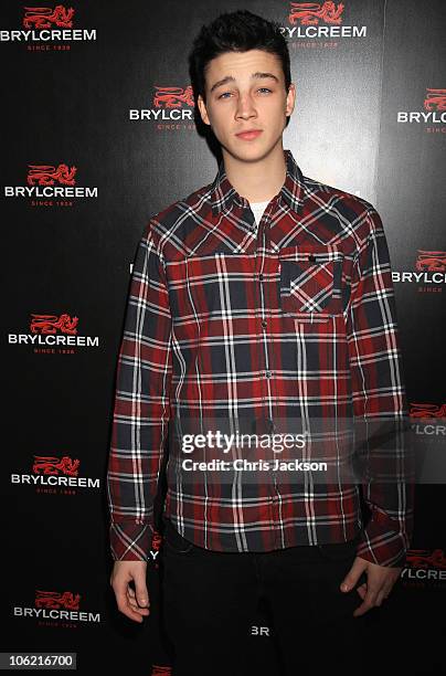 Ash Stymest poses at the Brylcreem Paste Lauch Party at Vendome on October 27, 2010 in London, England. To celebrate this season�s Ashes series and a...