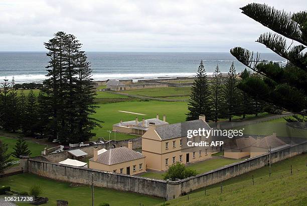 The former military barracks in Kingston in the Australian territory of Norfolk Island, 03 February 2007, are where New Zealander Glenn McNeill is...