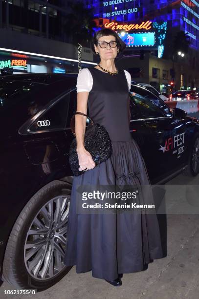 Alexandra Byrne arrives at AFI FEST 2018 for the World Premiere of 'Mary Queen of Scots' presented by Audi on November 15, 2018 in Hollywood,...