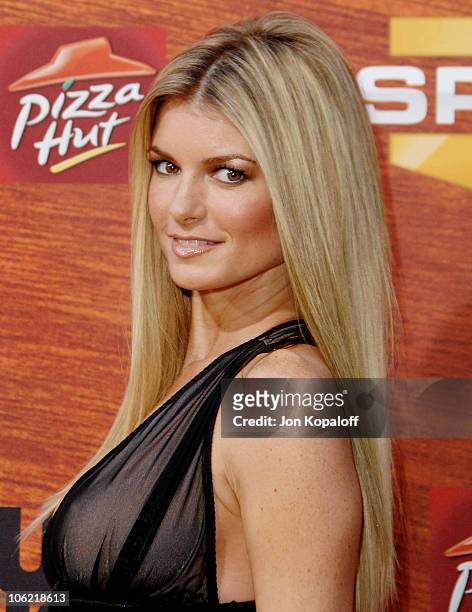 Model Marisa Miller arrives at Spike TV's 2nd Annual "Guys Choice" Awards at Sony Studios on May 30, 2008 in Culver City, California.