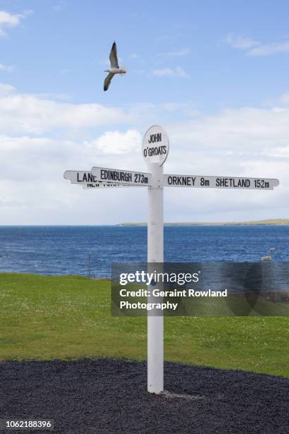 john o' groats, scotland - land's end ストックフォトと画像