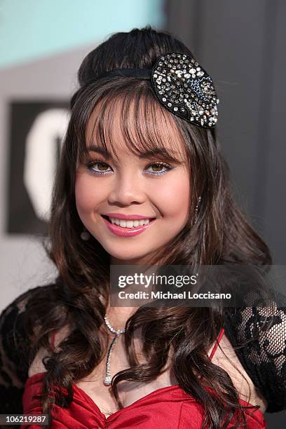 Actress Anna Maria Perez de Tagle attends the Disney Channel Premiere of "Camp Rock" on June 11, 2008 at the Ziegfeld Theatre in New York City.