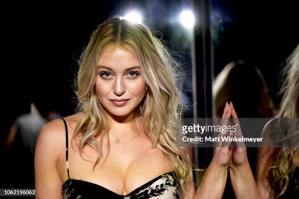 Iskra Lawrence is photographed at the Launch Event for Beautycon POP on November 15, 2018 in Los Angeles, CA on November 15, 2018 in Los Angeles,...
