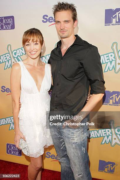 Autumn Reeser and Jesse Warren arrive to the premiere of "The American Mall" at the Cinerama Dome in Hollywood, CA on July 28, 2008. "The American...
