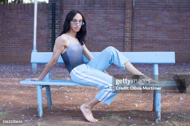 model and trans activist - showus trans stock pictures, royalty-free photos & images