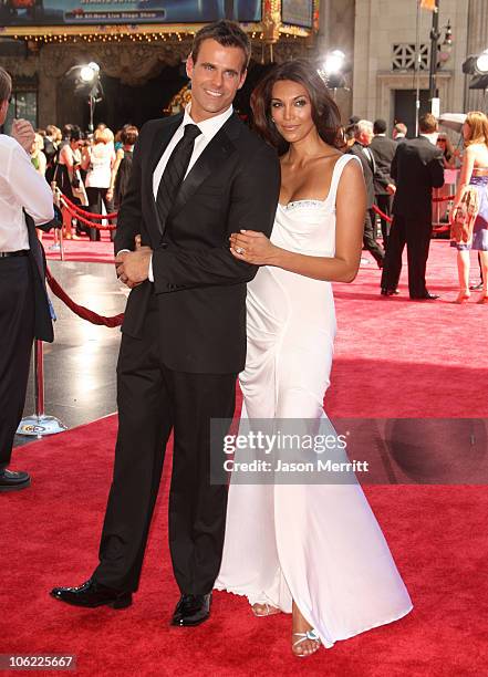 Actor Cameron Mathison and his wife Vanessa Arevalo arrive to The 35th Annual Daytime Emmy Awards at the Kodak Theatre on June 20, 2008 in Los...