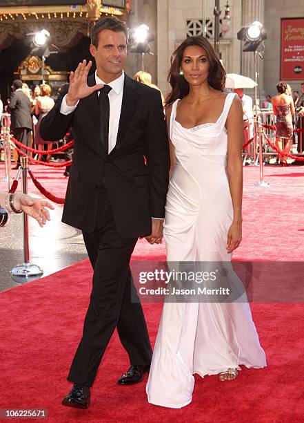 Actor Cameron Mathison and his wife Vanessa Arevalo arrive to The 35th Annual Daytime Emmy Awards at the Kodak Theatre on June 20, 2008 in Los...