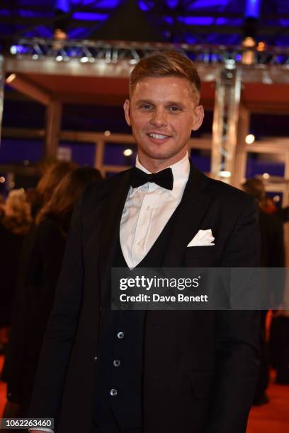 Jeff Brazier attends the Battersea Dogs & Cats Home Collars & Coats Gala Ball 2018 at Battersea Evolution on November 01, 2018 in London, England.