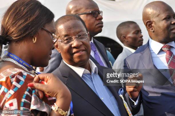 Minister of Justice Alexis Ntambwe Mwamba taking part in the Mining Conference. The DRC mining conference that was attended by President Joseph...