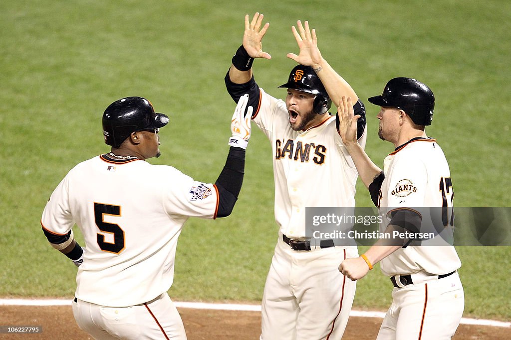 Texas Rangers v San Francisco Giants, Game 1