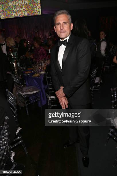 Steve Carell attends American Museum Of Natural History's 2018 Museum Gala at American Museum of Natural History on November 15, 2018 in New York...