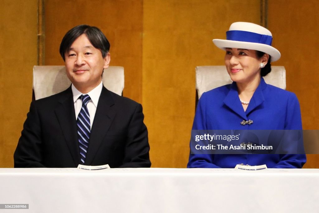 Crown Prince And Princess Attend 150th Ceremony Of Lighthouse Construction In Japan