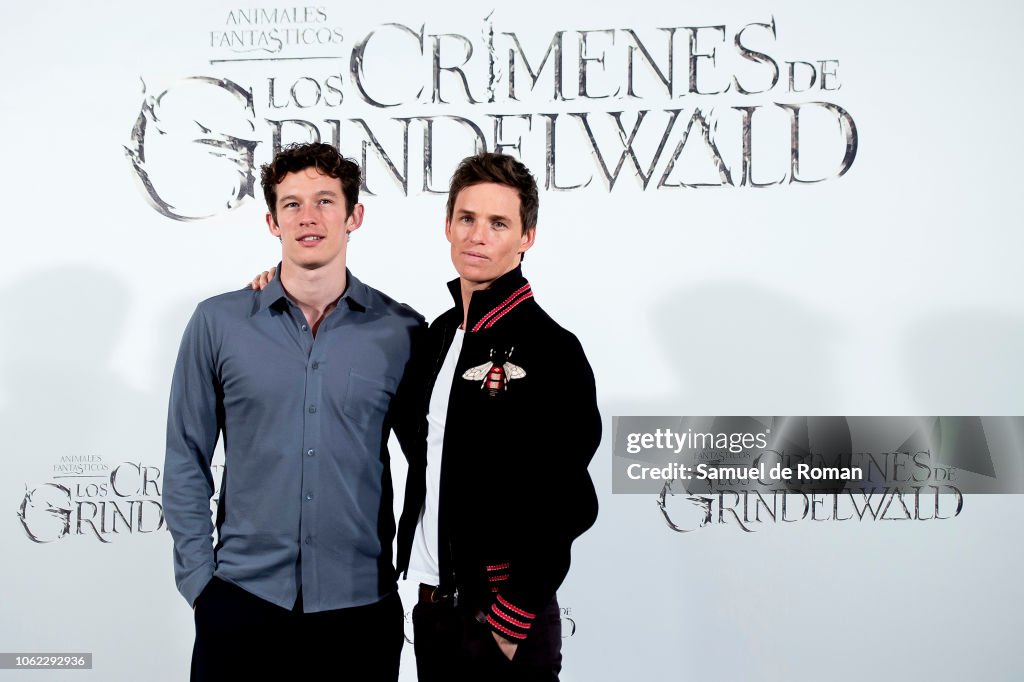 'Animales Fantasticos: Los Crimenes De Grindelwald' Madrid Photocall