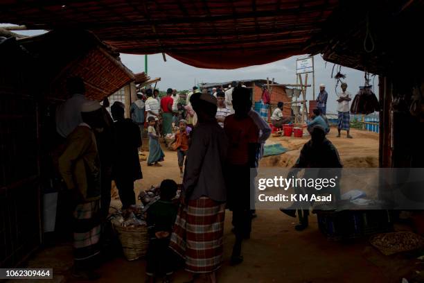 Early morning at Hakimpara Rohingya refugee camp in Coxs Bazaar. The UN rights chief on November 13 urged Bangladesh to stop imminent plans to start...