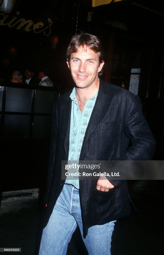 Kevin Costner Sighting at Elaine's Restaurant - August 5, 1987